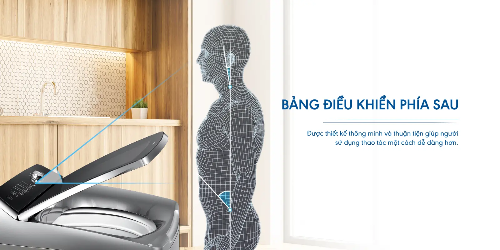 Máy giặt lồng đứng Aqua 12kg MG-DR120HT.BK